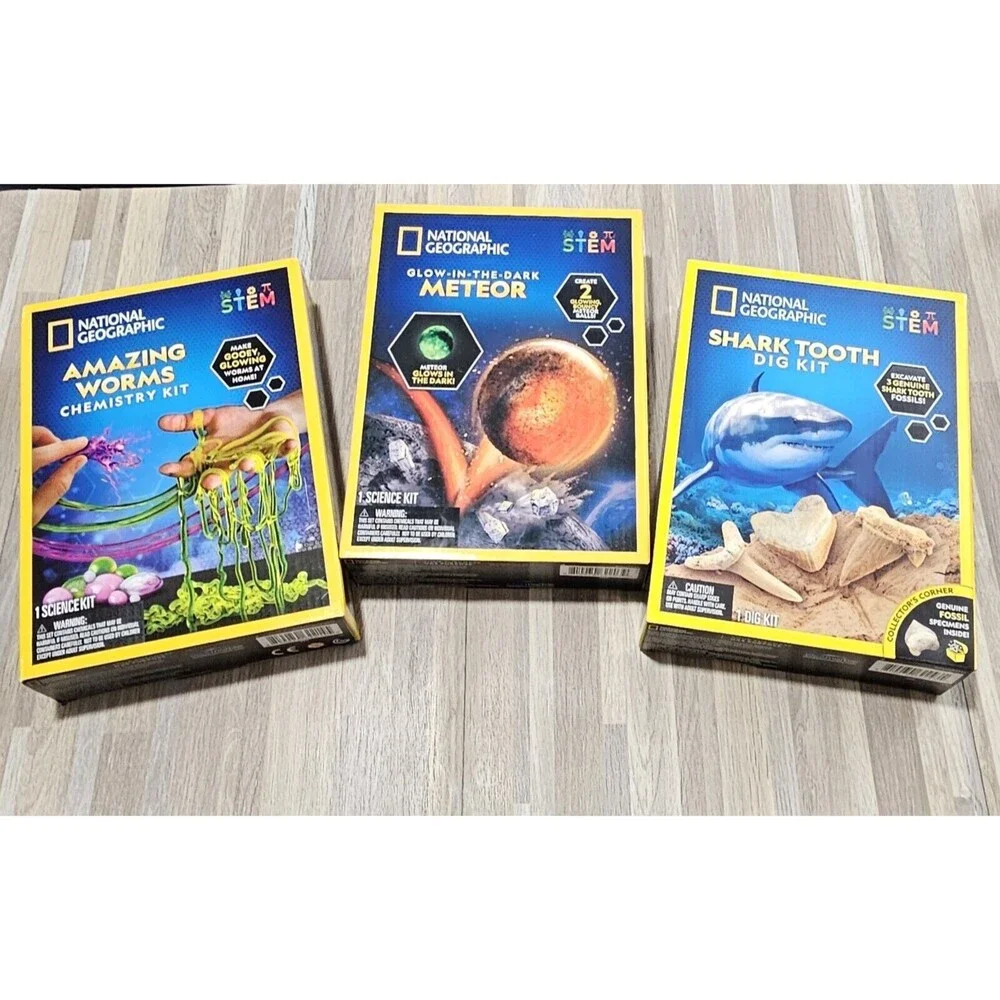 National Geographic STEM Kids Unique School Science Project, Chemistry, Dig Kits